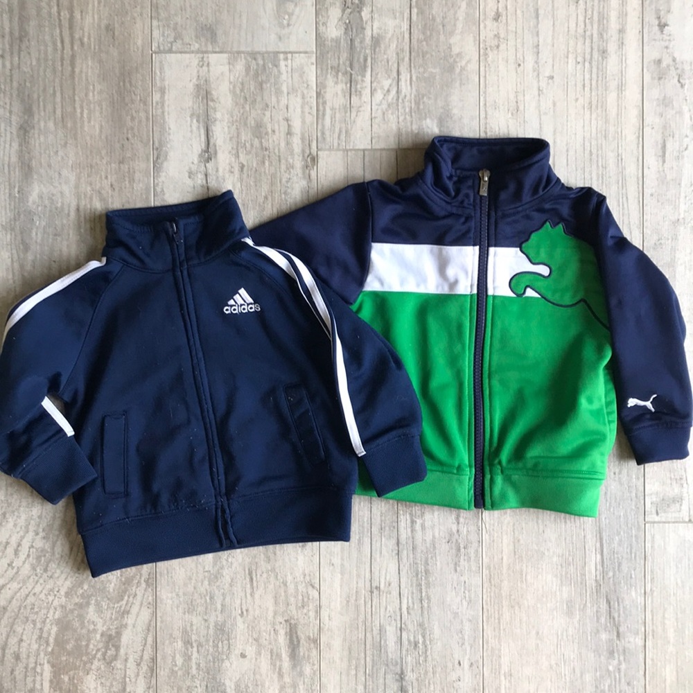 2 Toddler track jackets 😎